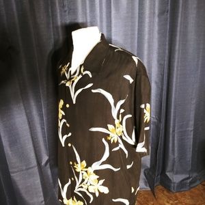 Men's Med Size HonoLuLu LuLu Hawaiian Print Shirt